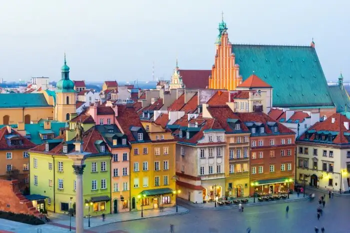 top 5 best tourist destinations in Warsaw, Poland